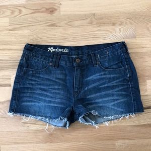 Madewell Jean cutoff shorts